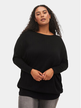 Zizzi Zizzi Tunika M61099A Juoda Regular Fit