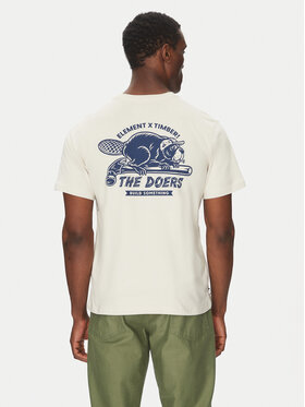 Element Element T-Shirt ELYZT00518 Μπεζ Regular Fit