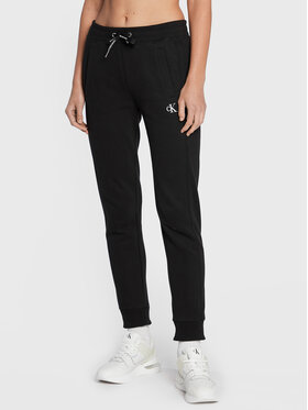 Calvin Klein Jeans Calvin Klein Jeans Jogginghose Blend Fleece J20J212872 Schwarz Regular Fit