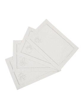 Roseberry Home Roseberry Home Podkładka na stół Christmas Silverline Srebrny