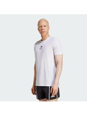 adidas adidas Koszulka techniczna 142961 Biały Slim Fit