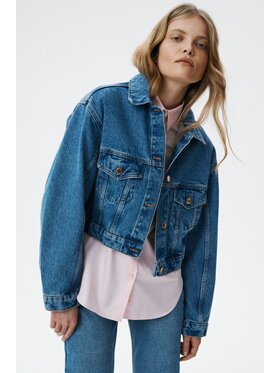 MARI PRETI MARI PRETI Jeansová bunda Denim Rust Tmavomodrá Regular Fit