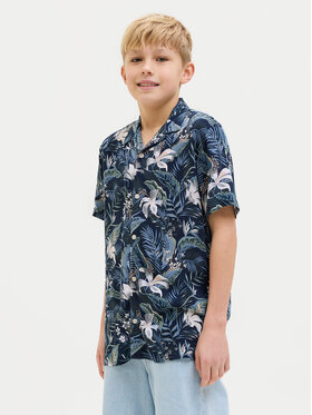 Jack&Jones Jack&Jones Koszula Jeff Tropical 12269119 Granatowy Relaxed Fit