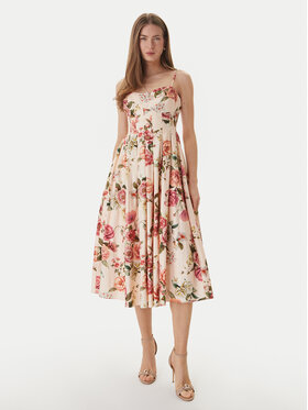 Guess Guess Kokteiļkleita W6GKAF W2558 Rozā Regular Fit