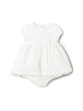 Mayoral Mayoral Elegantes Kleid 1862 Weiß Regular Fit