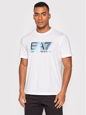 EA7 Emporio Armani EA7 Emporio Armani T-Shirt 6LPT81 PJM9Z 1100 Biały Regular Fit