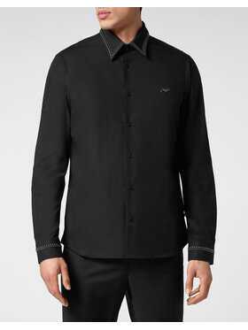 PHILIPP PLEIN PHILIPP PLEIN Camicia 9267 Nero Fitted Fit
