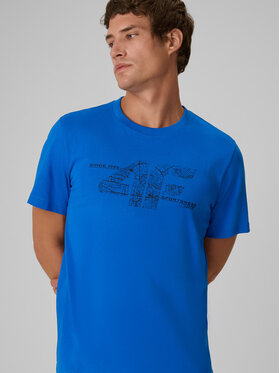 4F 4F T-Shirt CITY Niebieski Regular Fit