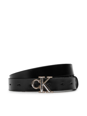 Calvin Klein Calvin Klein Nadrágszíj Round Ck 2Color Buckle Smooth 25 LV04F7132G Fekete