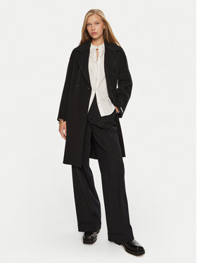 Marella Marella Cappotto di lana Marna 2423016011 Nero Regular Fit