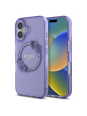 Guess Guess Etui na telefon Apple iPhone 16 Fioletowy