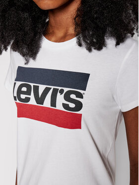 Levi's® Majica The Perfect Graphic Tee 17369-0297 Bela Regular Fit