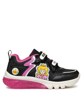 Geox Geox Сникърси J Ciberdron Girl J46LPA 054FU C0922 M Черен
