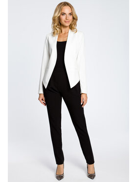 Made of Emotion Made of Emotion Marynarka M031 Biały Casual Fit