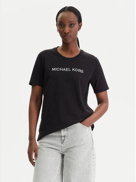 MICHAEL Michael Kors MICHAEL Michael Kors Póló MR651QP97J Fekete Regular Fit