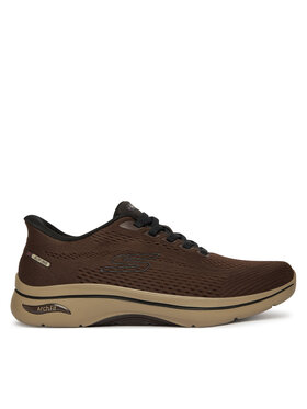 Skechers Skechers Snīkeri Go Walk Arch Fit 2.0 - Percy 216812 Tumši brūna