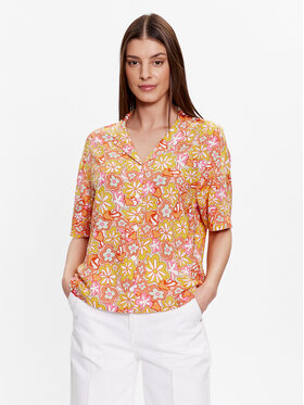 Vans Vans Koszula Resort Floral VN000453 Pomarańczowy Regular Fit