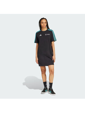 adidas adidas Sukienka codzienna AMG Petronas Formula One Team DNA Tee Czarny Loose Fit