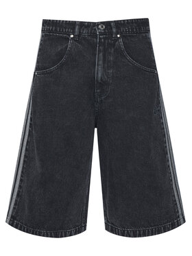 adidas adidas Дънкови шорти adicolor Denim Firebird JC6719 Черен Loose Fit