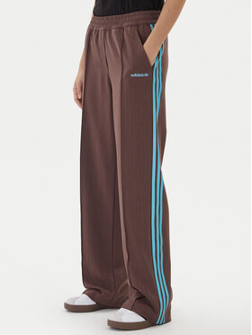 adidas adidas Долнище анцуг JX5308 Кафяв Regular Fit