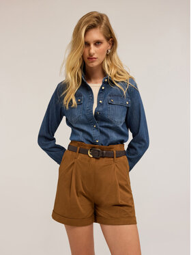 Motivi Motivi Camicia 5452Q000829N034 Blu Slim Fit