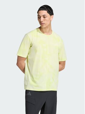 adidas adidas Koszulka techniczna 168291 Żółty Regular Fit