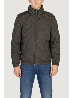 Antony Morato Antony Morato Płaszcz 3D EMBOSSING TECHNO Zielony Regular Fit