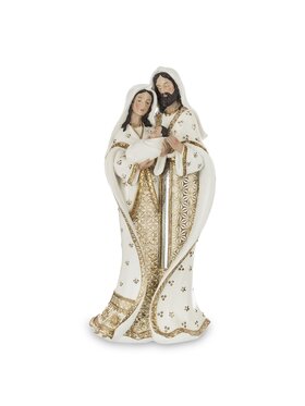MIAhome MIAhome Figurka świąteczna SZOPKA BOŻONARODZENIOWA-3 Biały