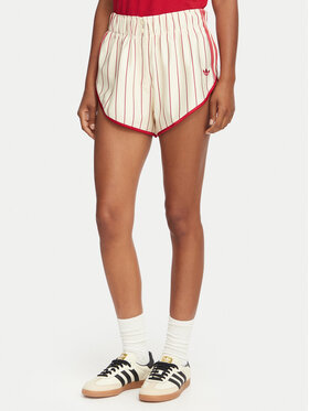 adidas adidas Sporta šorti Pinstripe Firebird KR9553 Krēmkrāsas Loose Fit