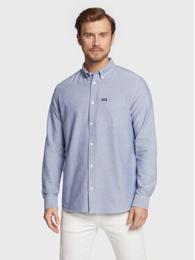 Wrangler Wrangler Camicia W5B1BMX7K 112320866 Celeste Regular Fit