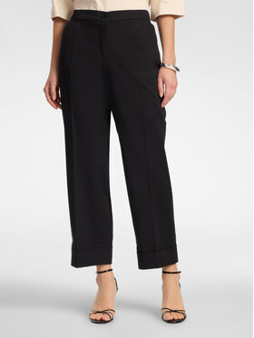 Elena Mirò Elena Mirò Spodnie materiałowe P009P000497N033 Czarny Regular Fit
