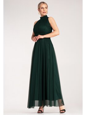FIGL FIGL Abito da sera M1173 Verde Flared Fit