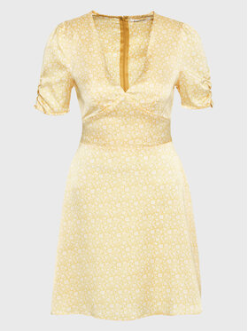 Glamorous Glamorous Vsakodnevna obleka CK7065 Rumena Regular Fit