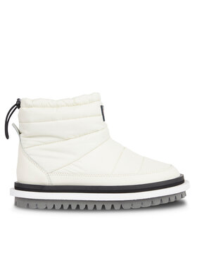 Tommy Jeans Tommy Jeans Μποτάκια Tjw Padded Flat Boot EN0EN02292 Λευκό