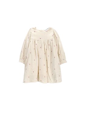 Coccodrillo Coccodrillo Každodenné šaty ZC6128101FGN-003 Krémová Regular Fit