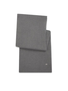 Calvin Klein Calvin Klein Šál Re-Lock Knit Scarf 30X180 K60K611128 Sivá
