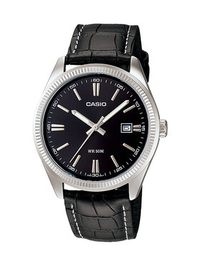 Casio Casio Ρολόι MTP-1302PL-1AVEF Ασημί