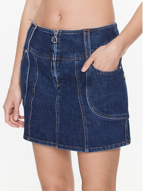 Trussardi Trussardi Джинсова спідниця 56G00257 Голубий Regular Fit