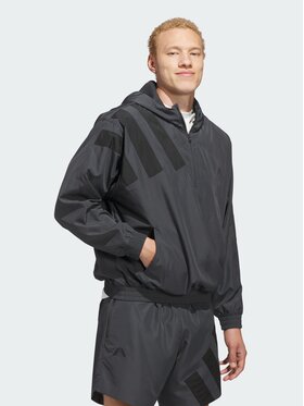 adidas adidas Kurtka anorak 153471 Szary Loose Fit