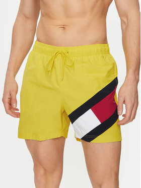Tommy Hilfiger Tommy Hilfiger Шорти для плавання UM0UM02048 Жовтий Slim Fit