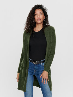 ONLY ONLY Kardiganas 15179815 Žalia Regular Fit