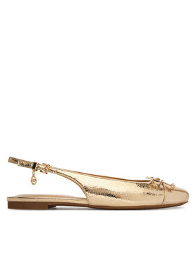 MICHAEL Michael Kors MICHAEL Michael Kors Balerinos Piper Sling 40S6PIFP1M Auksinė