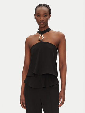 Rinascimento Rinascimento Salopetă CFC0124143003 Negru Regular Fit