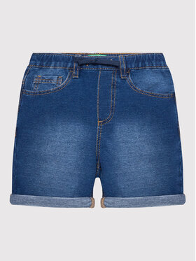 United Colors Of Benetton United Colors Of Benetton Szorty jeansowe 4BAYC900L Granatowy Regular Fit