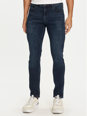 HUGO Hugo Džínsy 50522149 Tmavomodrá Slim Fit
