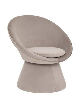 MIAhome MIAhome Organizer aksamitny Club z poduszką szaro-beżowy Szary