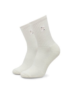 Filling Pieces Filling Pieces Șosete Lungi pentru Bărbați Patch 68513711901 Alb