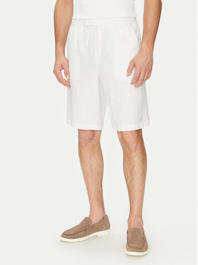 Guess Guess Шорти от плат F5GD00 WH4J0 Бял Regular Fit