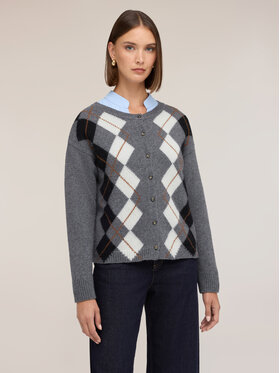 Motivi Motivi Cardigan M802W004549N013 Grigio Regular Fit