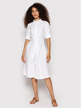 Lauren Ralph Lauren Lauren Ralph Lauren Φόρεμα πουκάμισο 200831364001 Λευκό Regular Fit